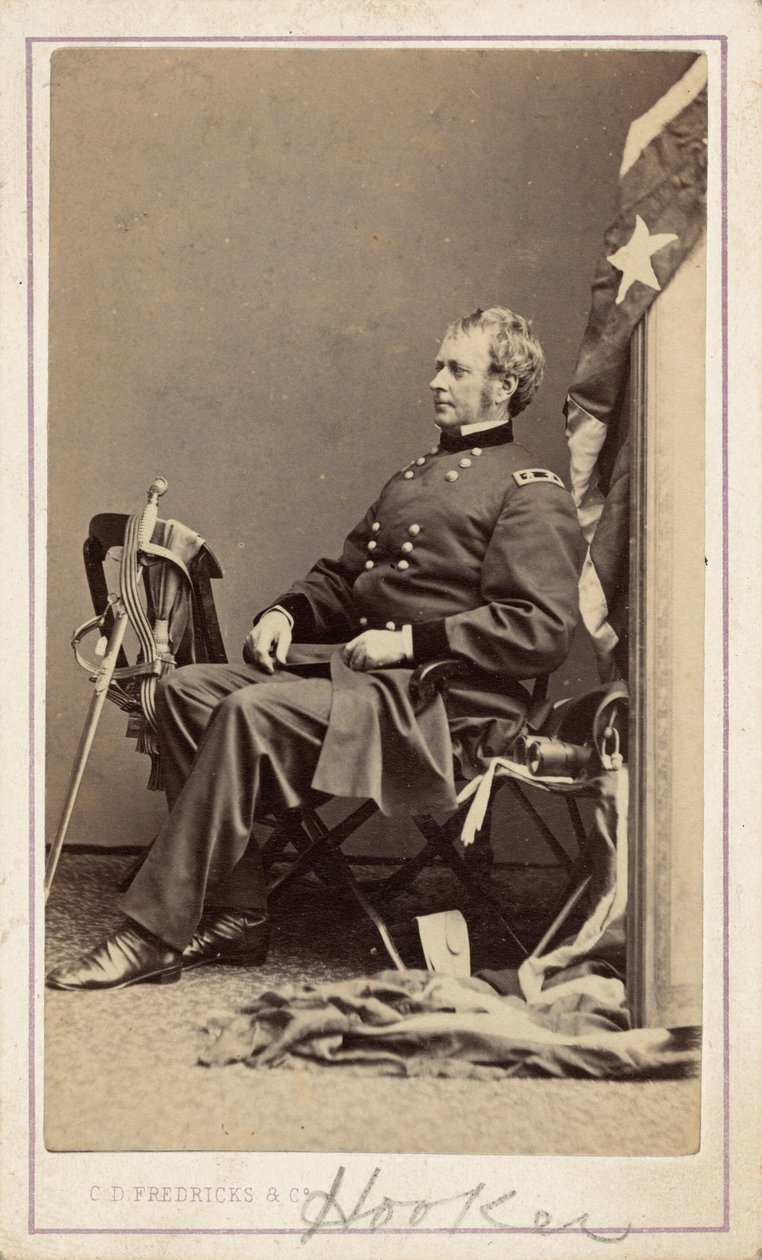 Kenraali Joseph Hooker,c. 1865 (kuva) tekijältä Charles D. Fredricks