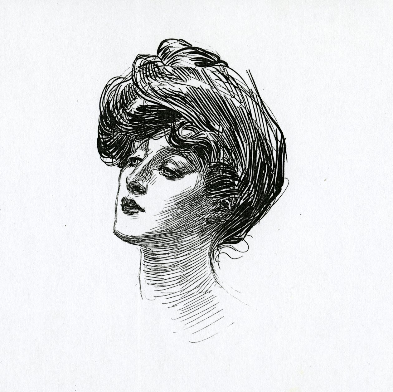 Gibson-tyttö, n. 1902 tekijältä Charles Dana Gibson