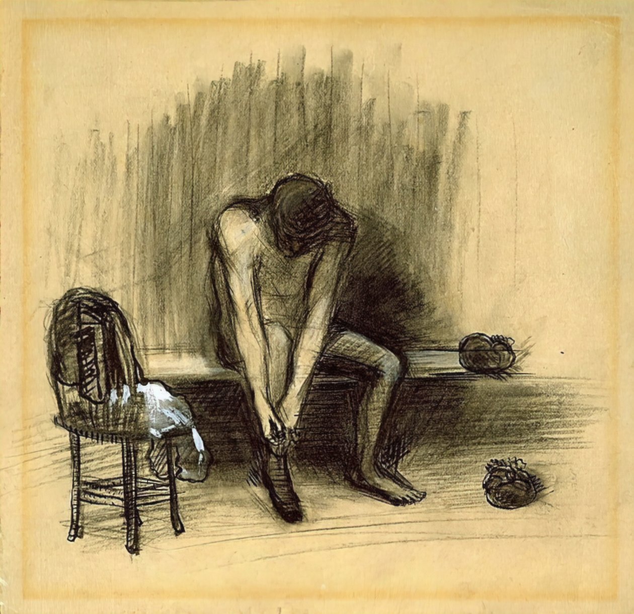 Nyrkkeilijä, c. 1907. tekijältä Charles Demuth