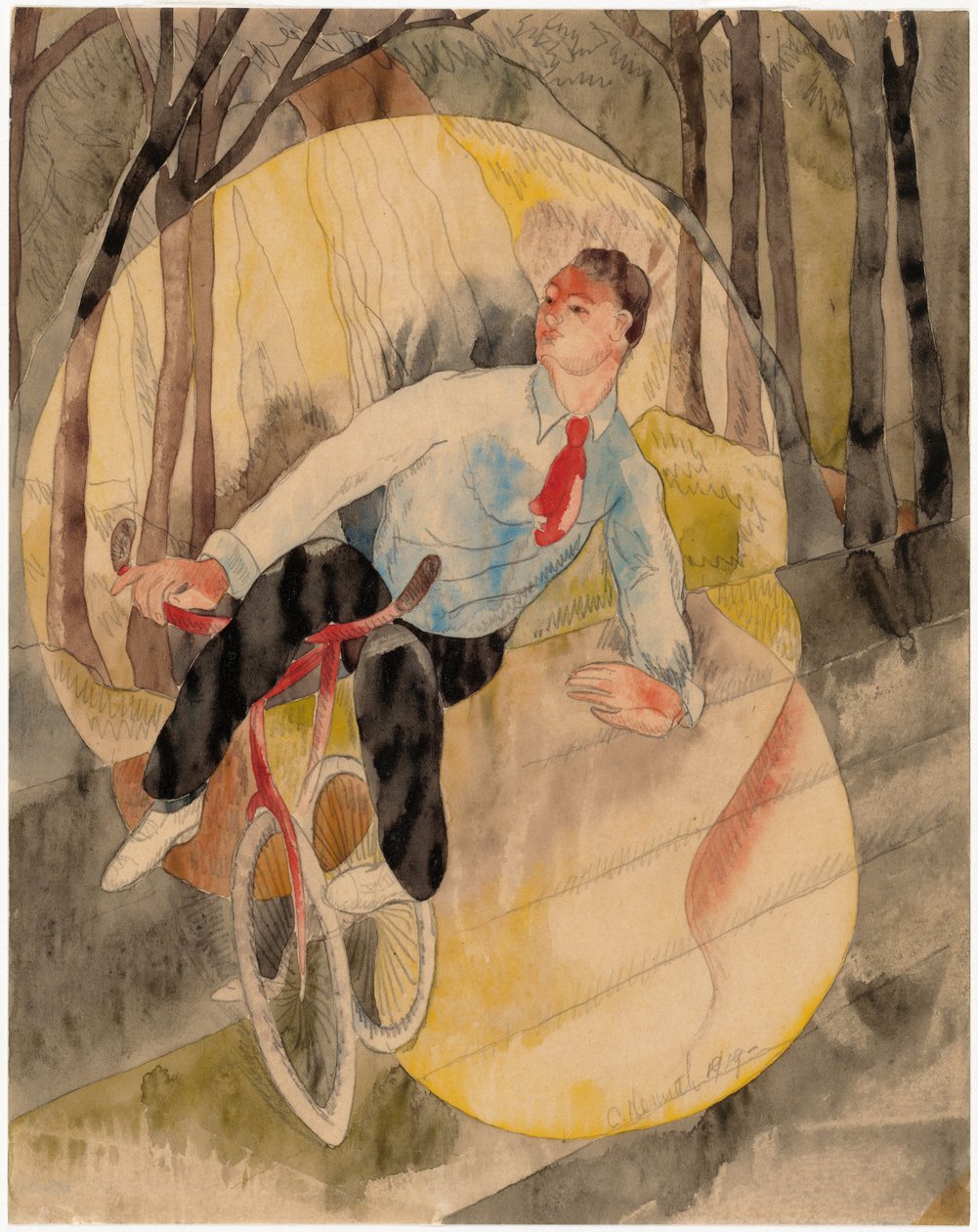 Vaudevillessä, pyöräilijä tekijältä Charles Demuth