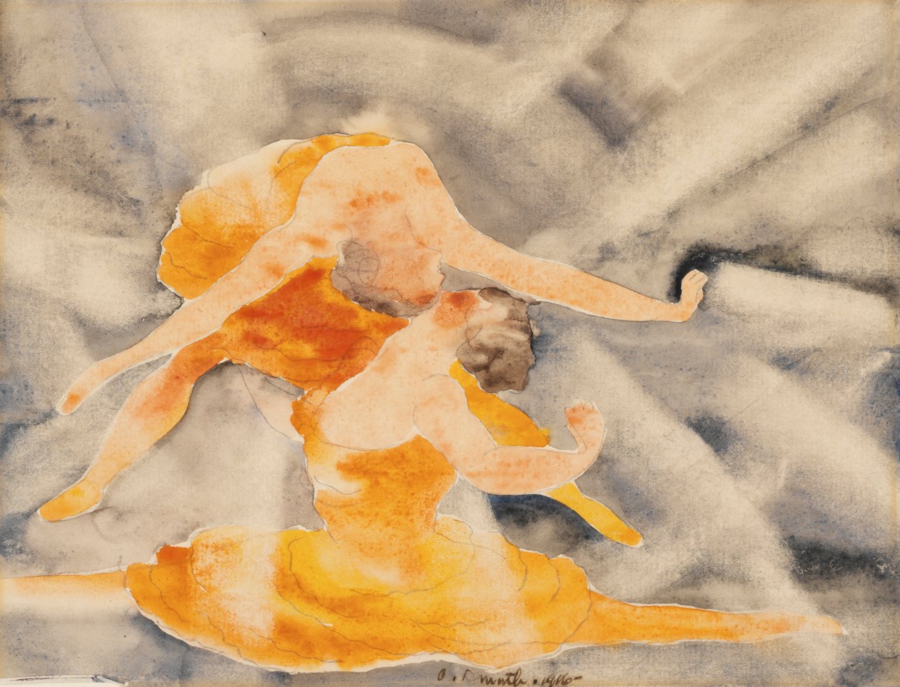Kaksi naisakrobaattia tekijältä Charles Demuth