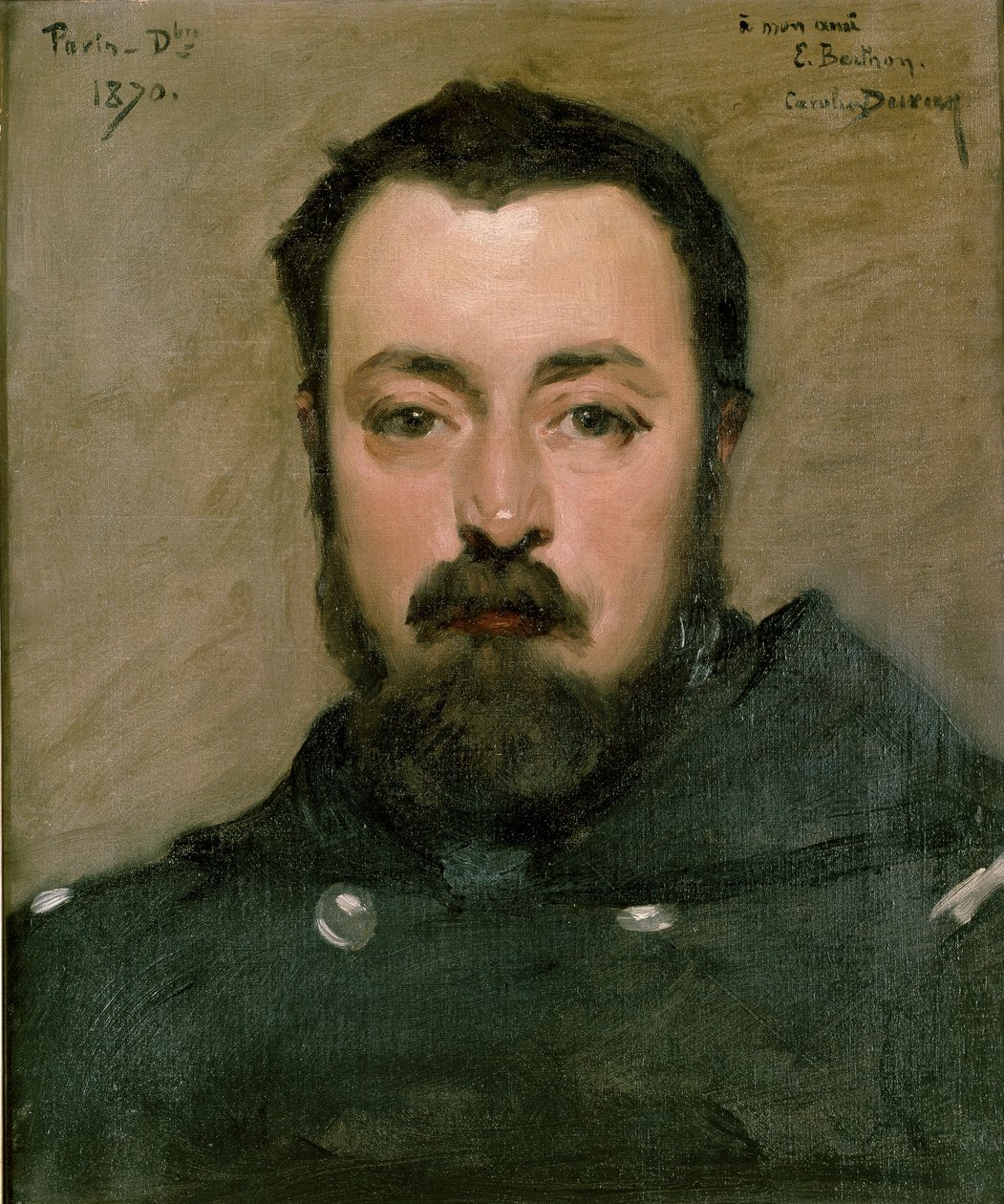 M. Berthon, 1870 tekijältä Charles Emile Auguste Carolus Duran