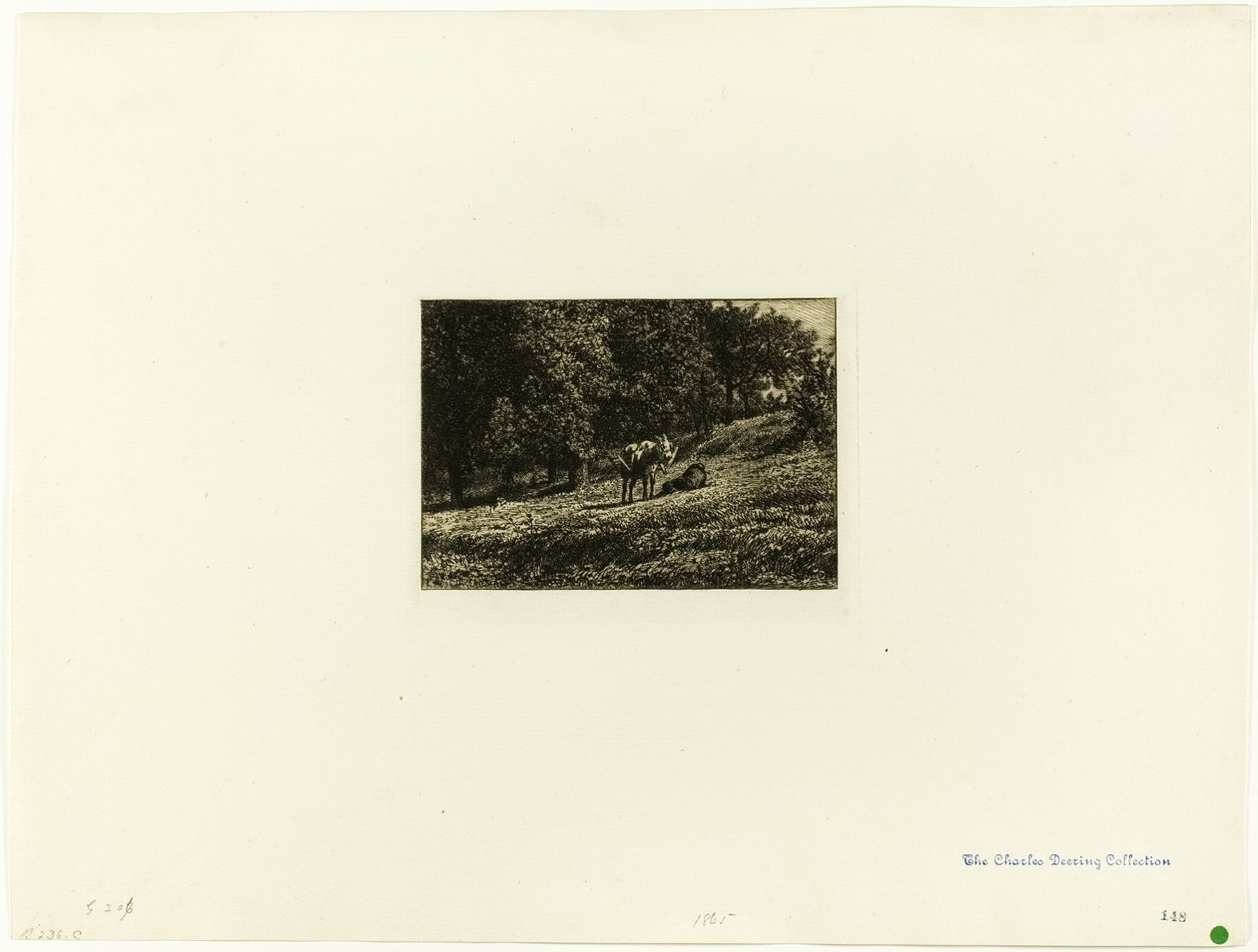 Hedelmätarha tekijältä Charles Emile Jacque