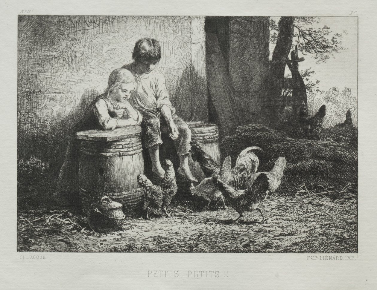 Pikku, Pikku. tekijältä Charles Emile Jacque