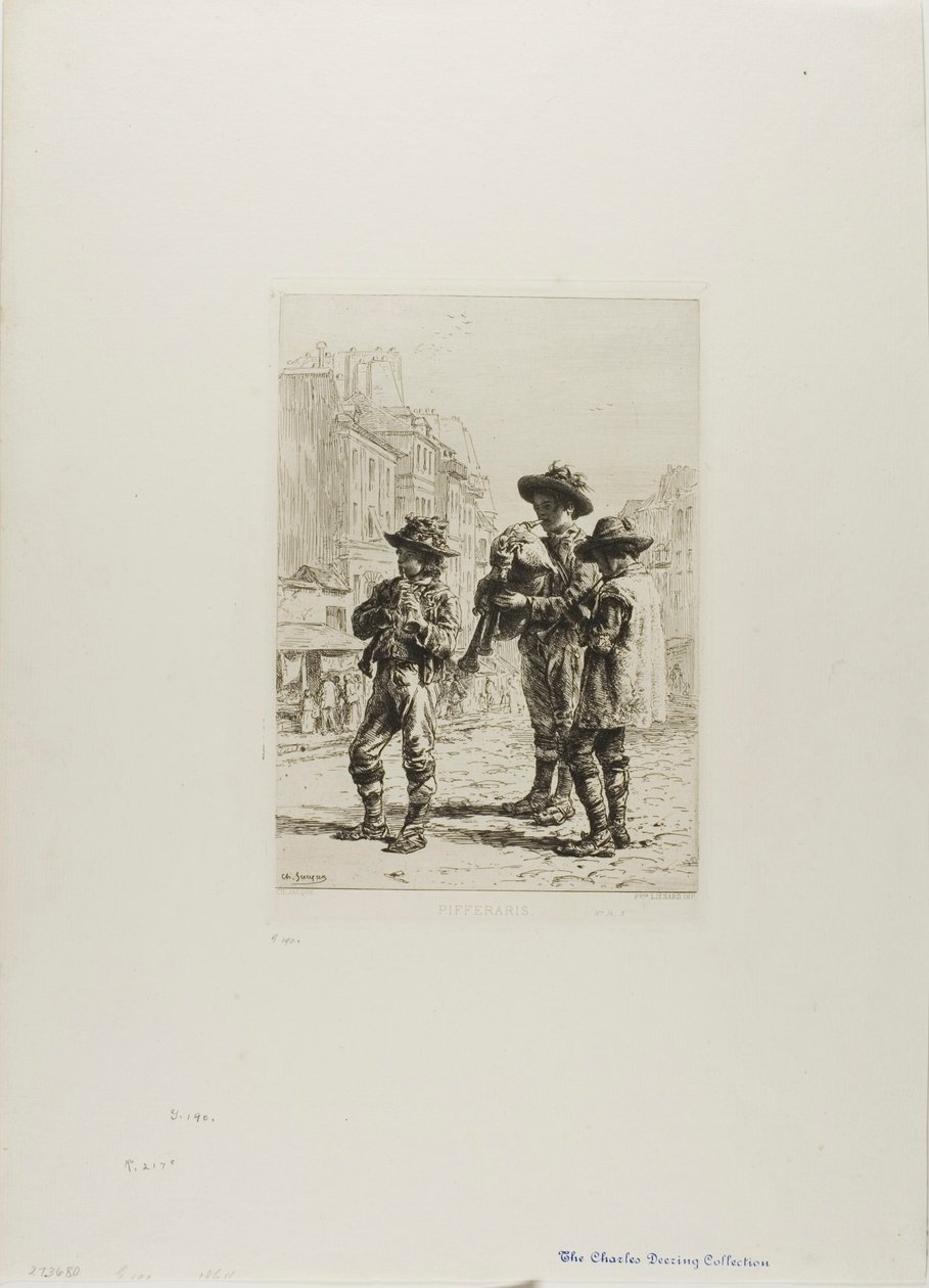 Pifferari tekijältä Charles Emile Jacque
