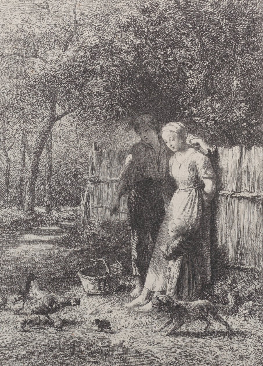 Kevät, 1864. tekijältä Charles Emile Jacque