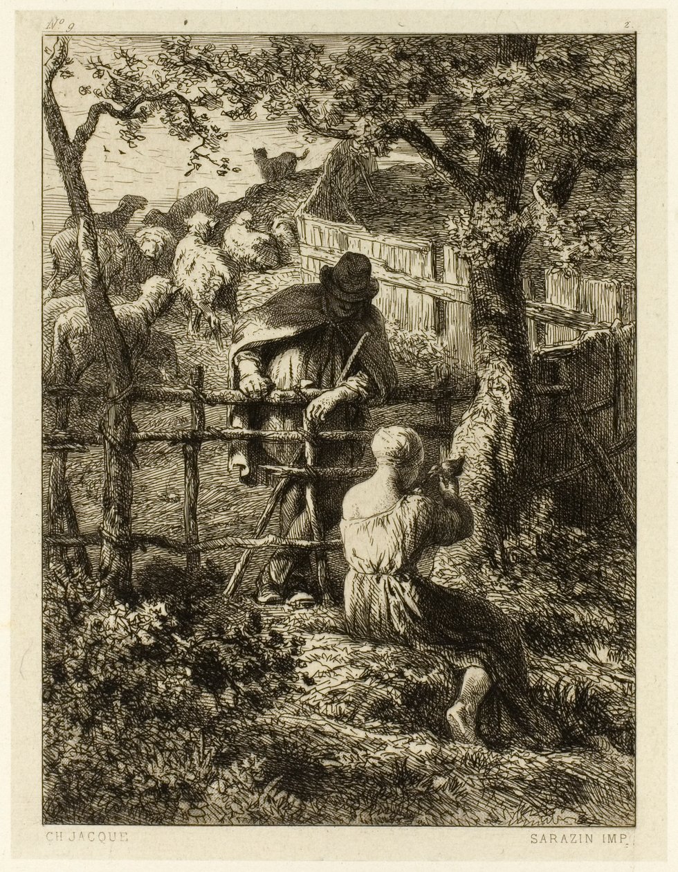 Kesä tekijältä Charles Emile Jacque