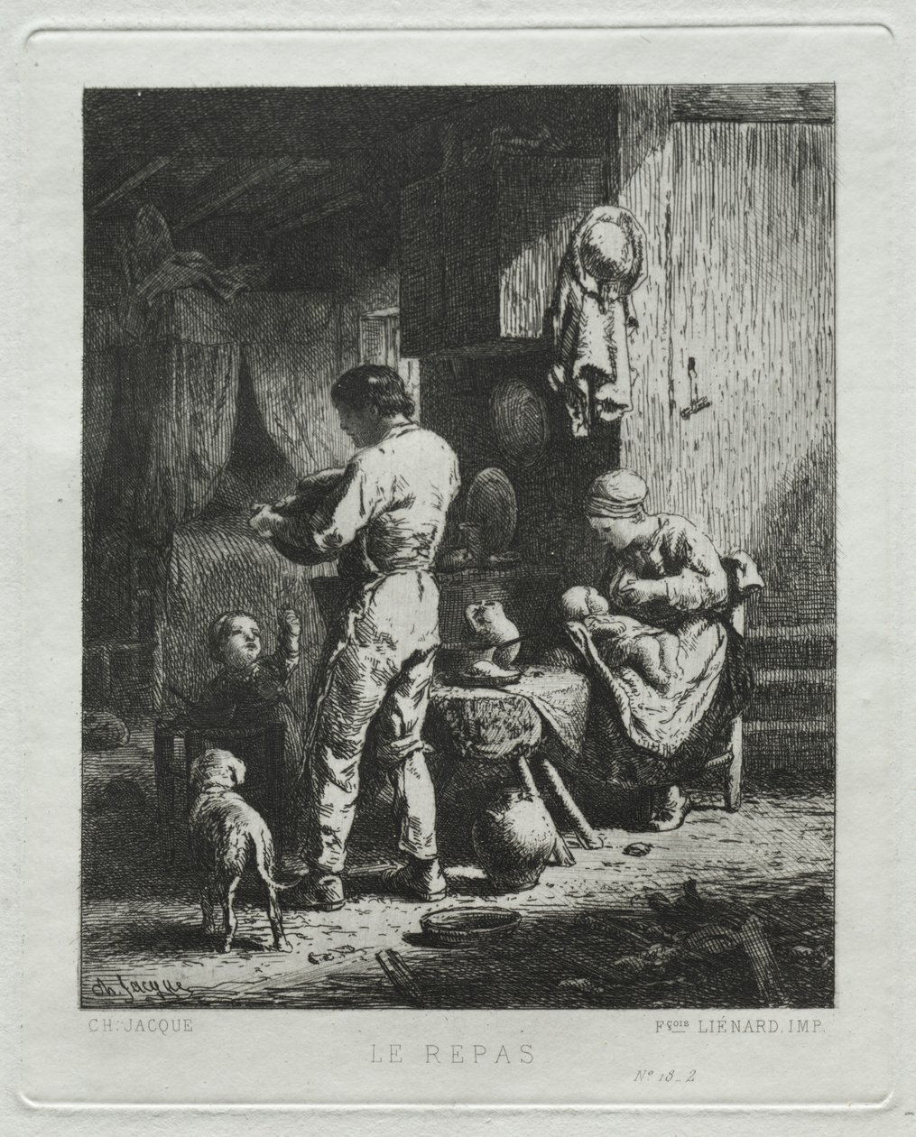 Ateria. tekijältä Charles Emile Jacque