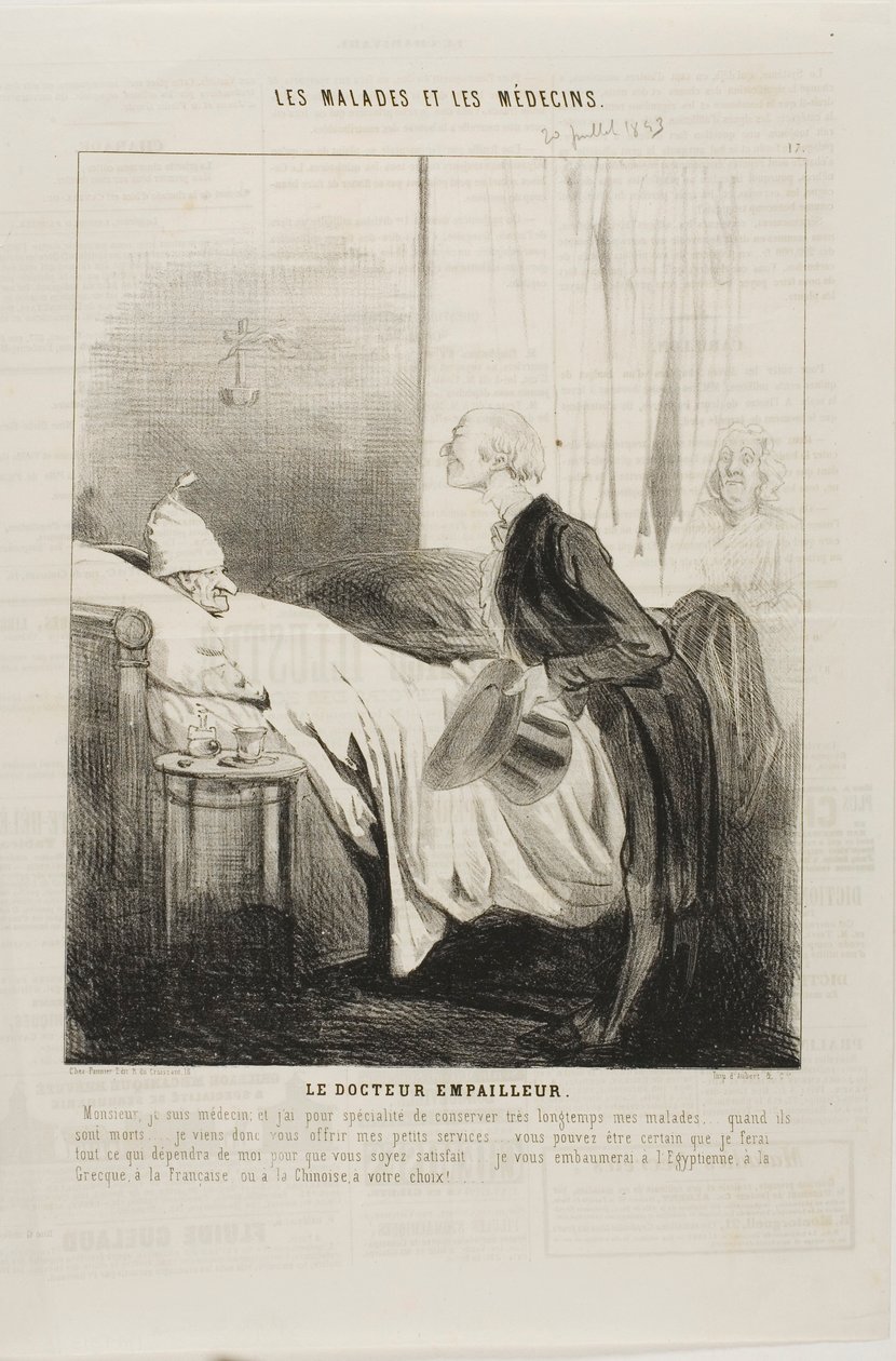 Taksidermisti tohtori tekijältä Charles Emile Jacque