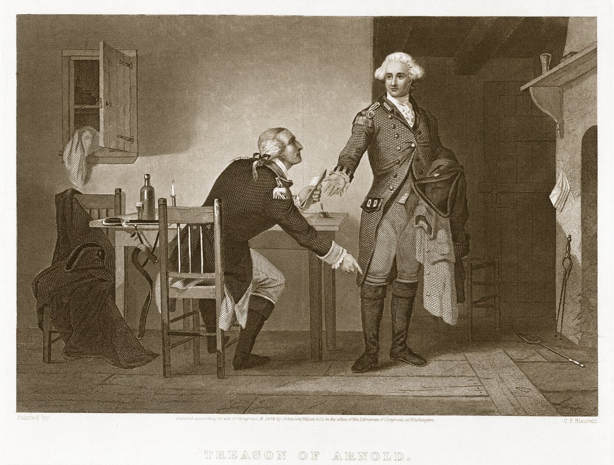 Arnoldin petos, pub. 1874 tekijältä Charles F. Blauvelt