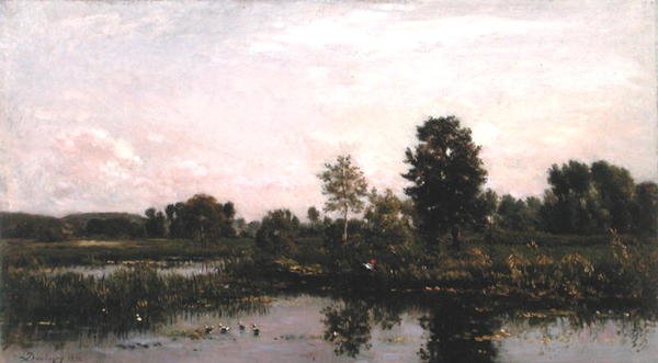 Oise-joen mutka tekijältä Charles Francois Daubigny