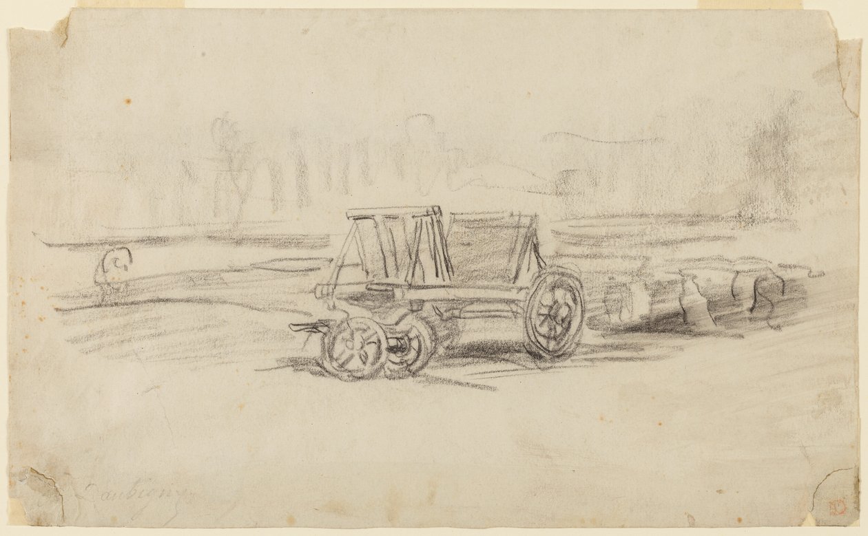 Maatilan vaunu tekijältä Charles Francois Daubigny