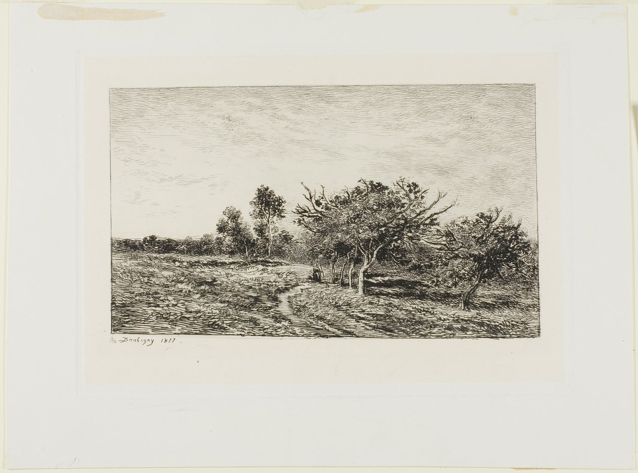 Omenapuut Auversissa tekijältä Charles Francois Daubigny
