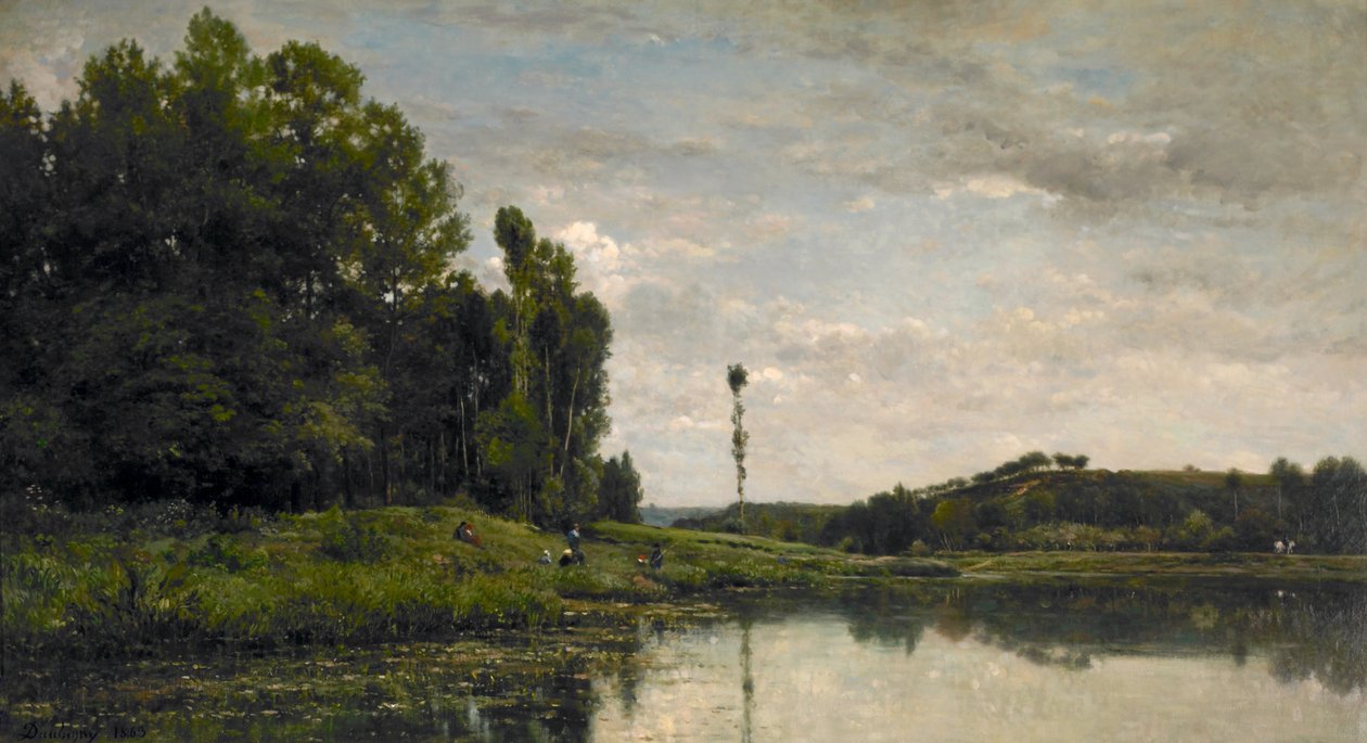 Oise-joen rannat tekijältä Charles Francois Daubigny