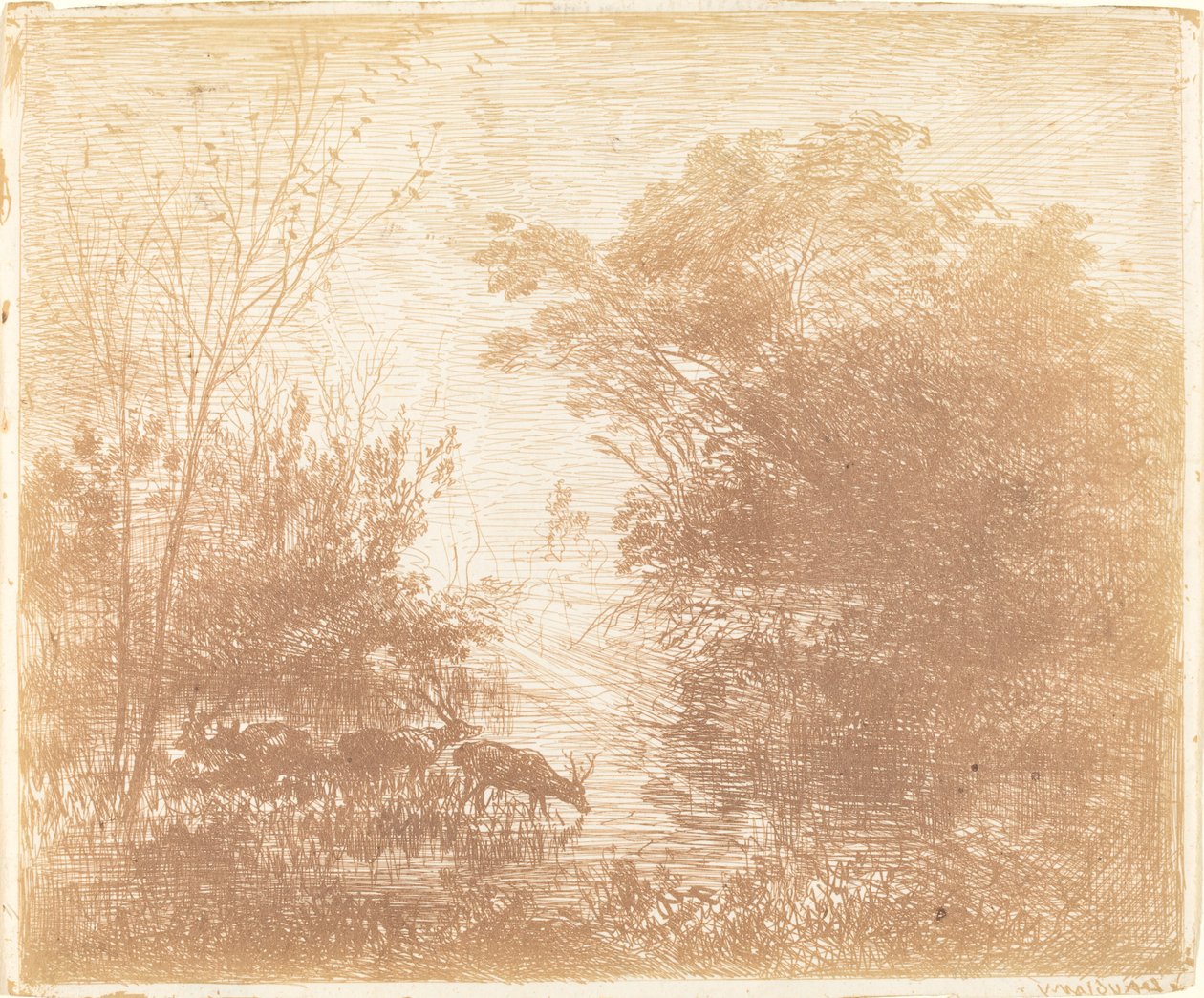 Peura tekijältä Charles Francois Daubigny
