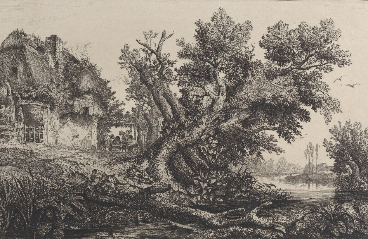 Lehti, 1838. tekijältä Charles Francois Daubigny