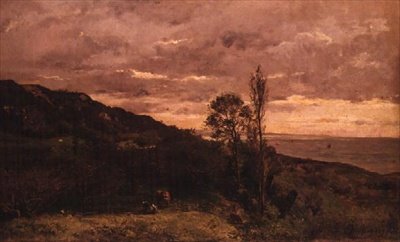 Maisema Villervillen lähellä tekijältä Charles Francois Daubigny