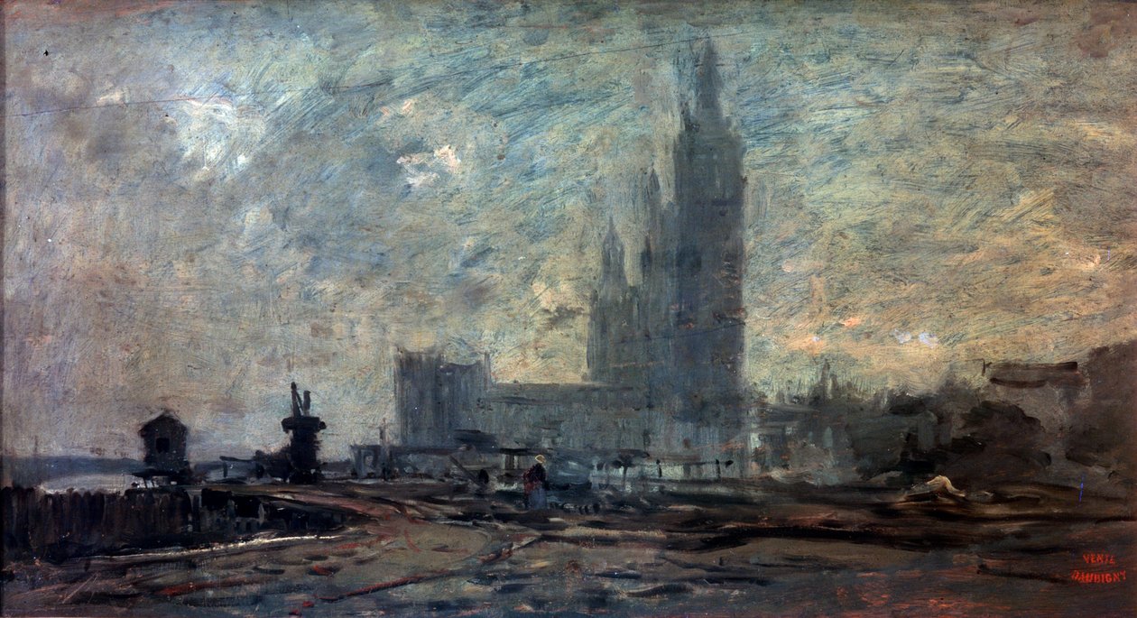 Lontoo, 1866. tekijältä Charles Francois Daubigny