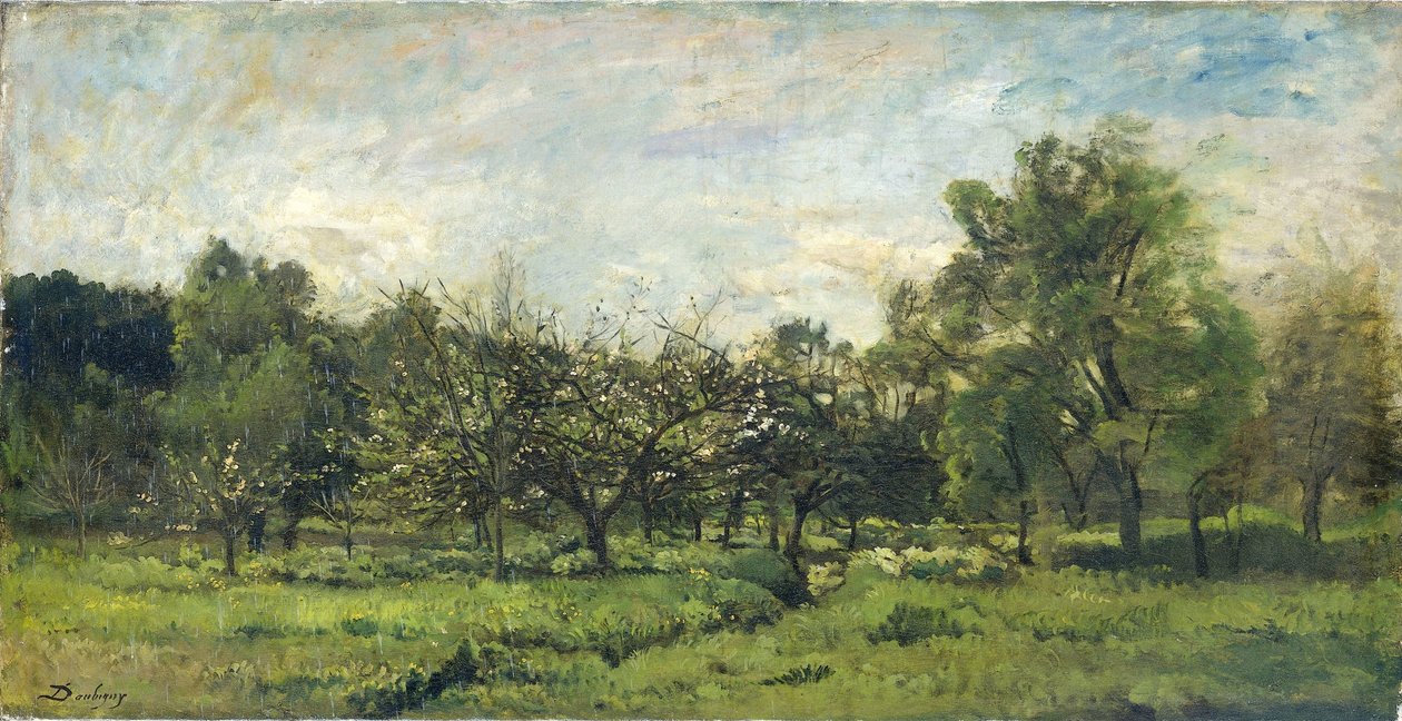 Hedelmätarha tekijältä Charles Francois Daubigny