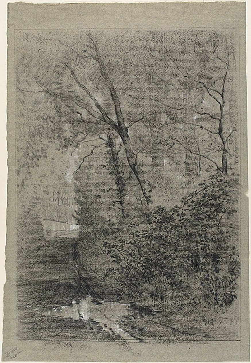 Polku metsässä tekijältä Charles Francois Daubigny