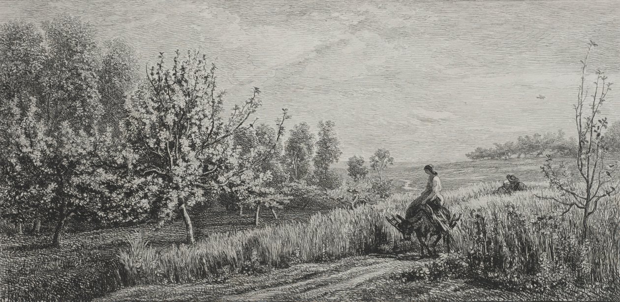 Kevät, 1857. tekijältä Charles Francois Daubigny