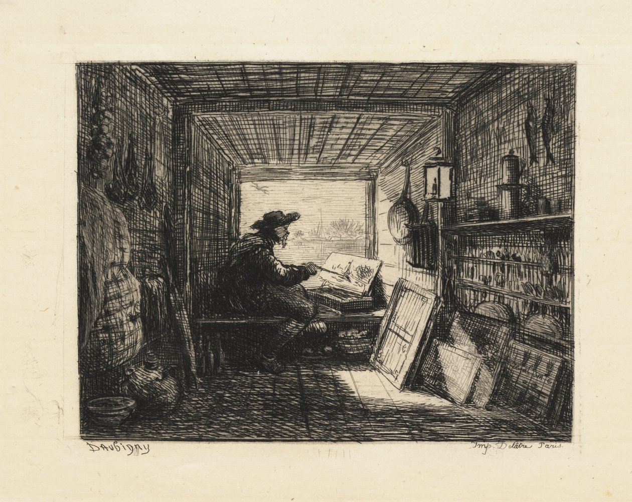 Venestudio tekijältä Charles Francois Daubigny