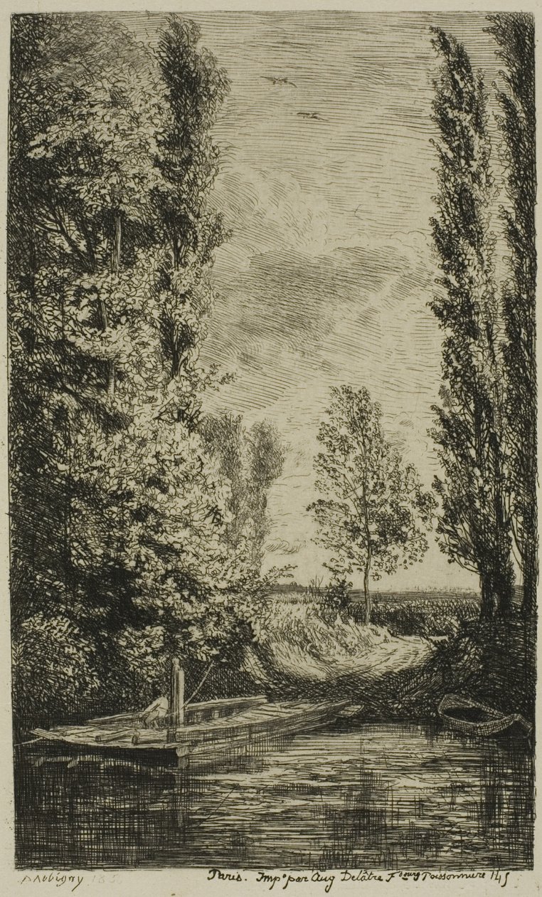 Lautta tekijältä Charles Francois Daubigny