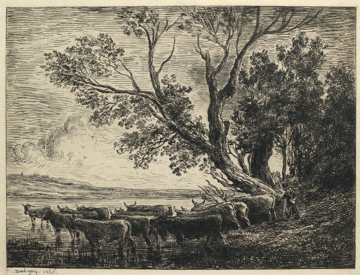 Ford, 1865 tekijältä Charles Francois Daubigny