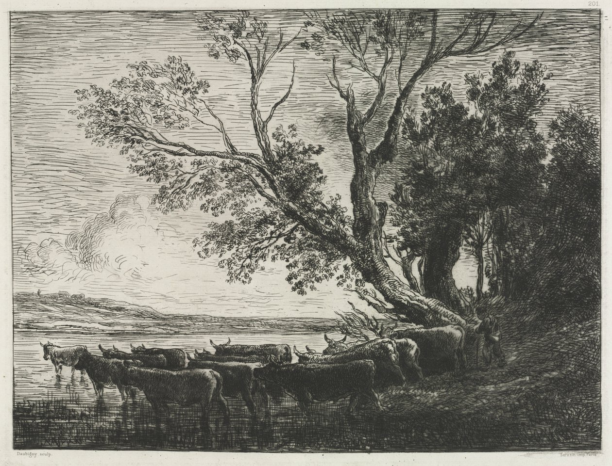 Ford, 1865. tekijältä Charles Francois Daubigny