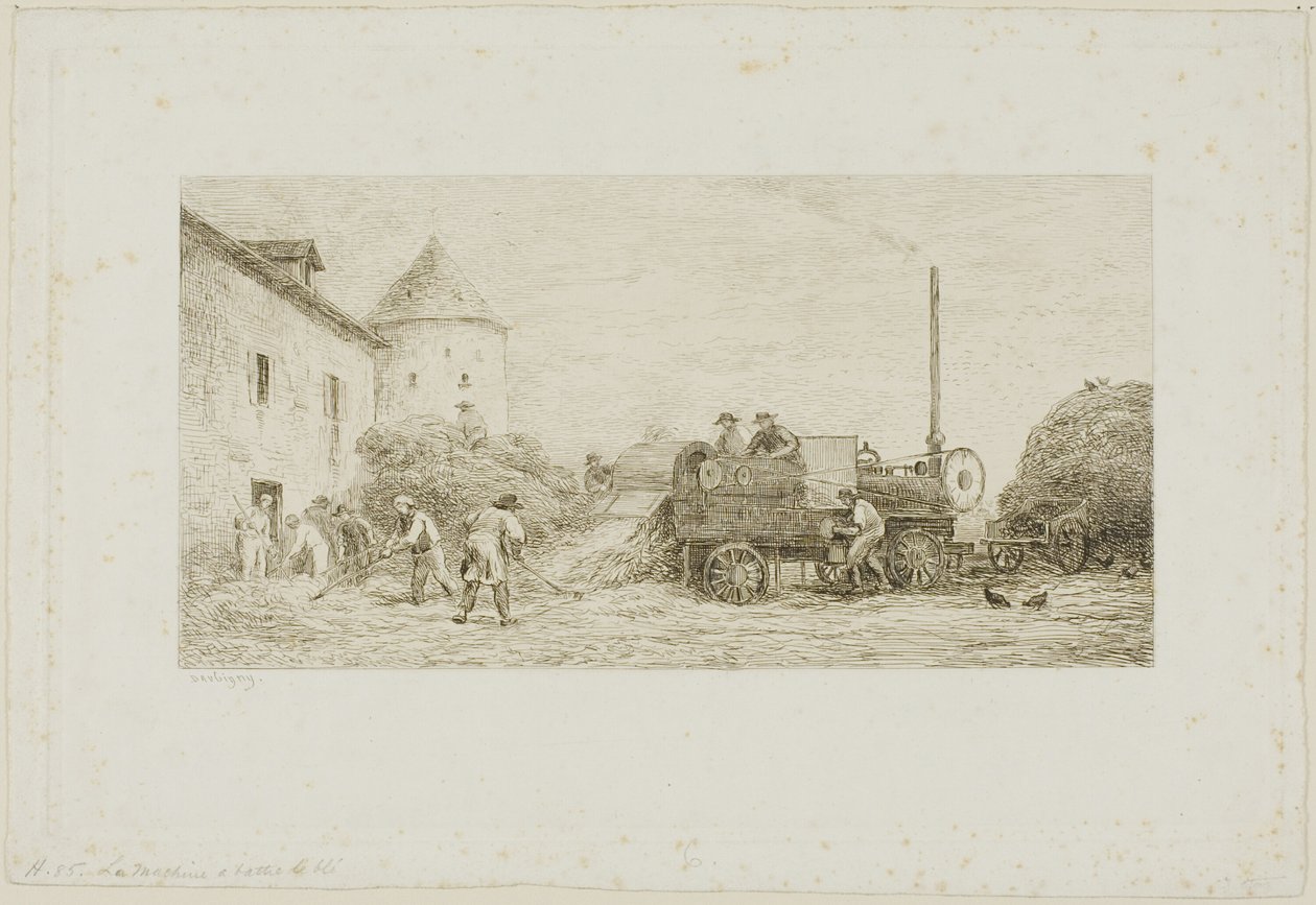 Niittokone tekijältä Charles Francois Daubigny