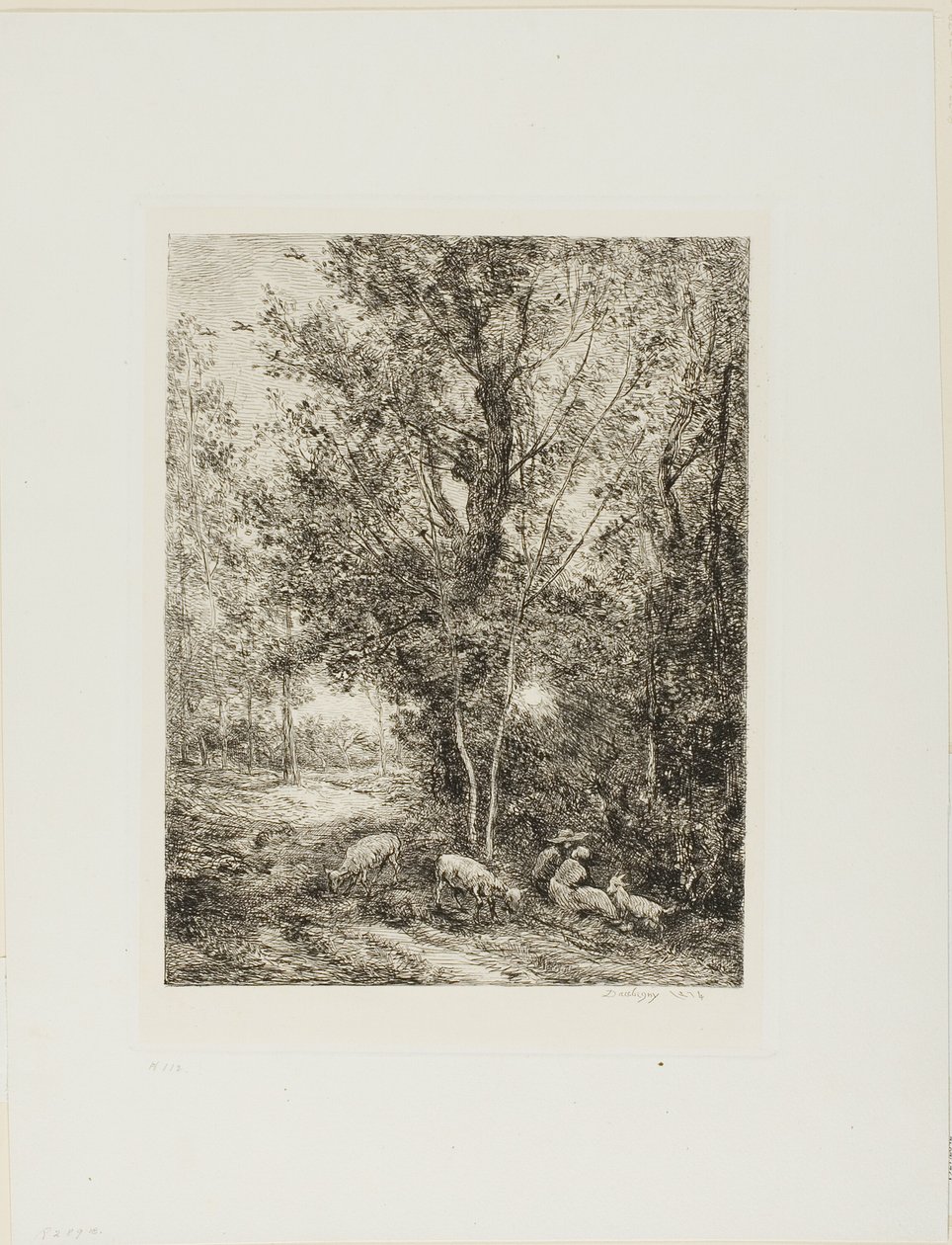 Paimen ja paimentar tekijältä Charles Francois Daubigny
