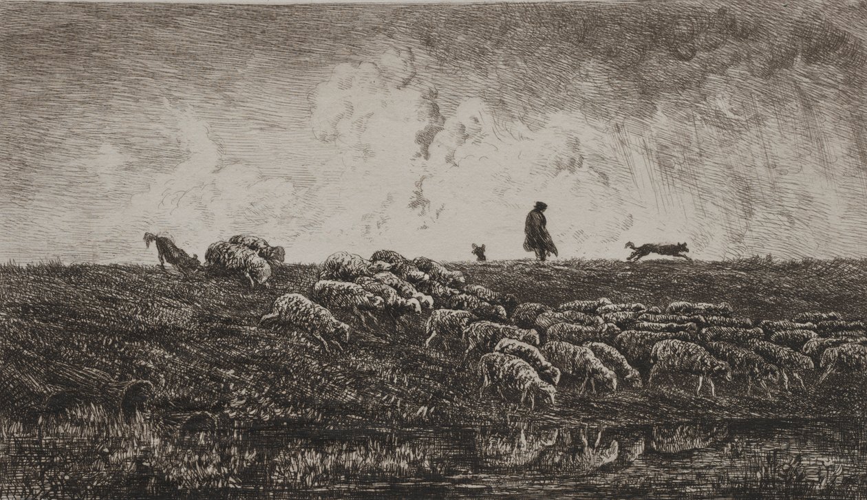 Suihku tekijältä Charles Francois Daubigny