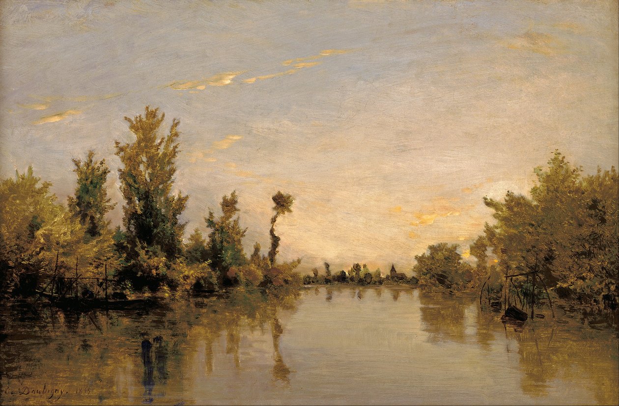 Seinen rannat tekijältä Charles Francois Daubigny