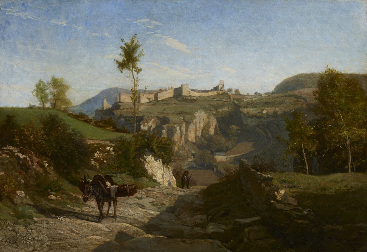 Maisema lähellä Crémieuta tekijältä Charles Francois Daubigny