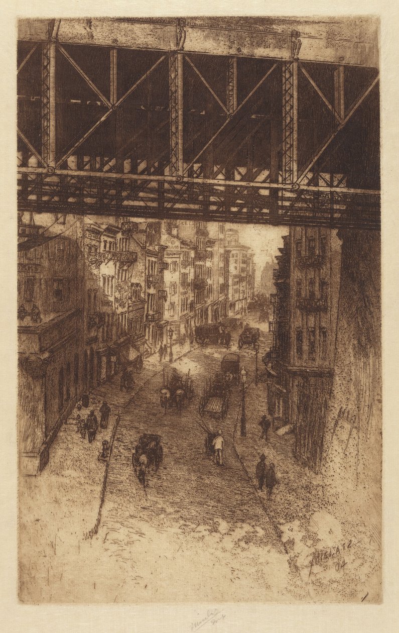 Cherry Street, N.Y., 1904. tekijältä Charles Frederick William Mielatz