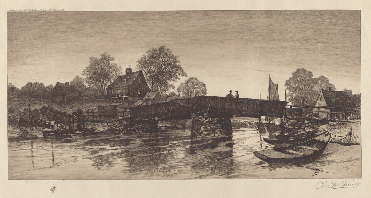 Nimetön Old Bridge, 1888. tekijältä Charles Frederick William Mielatz