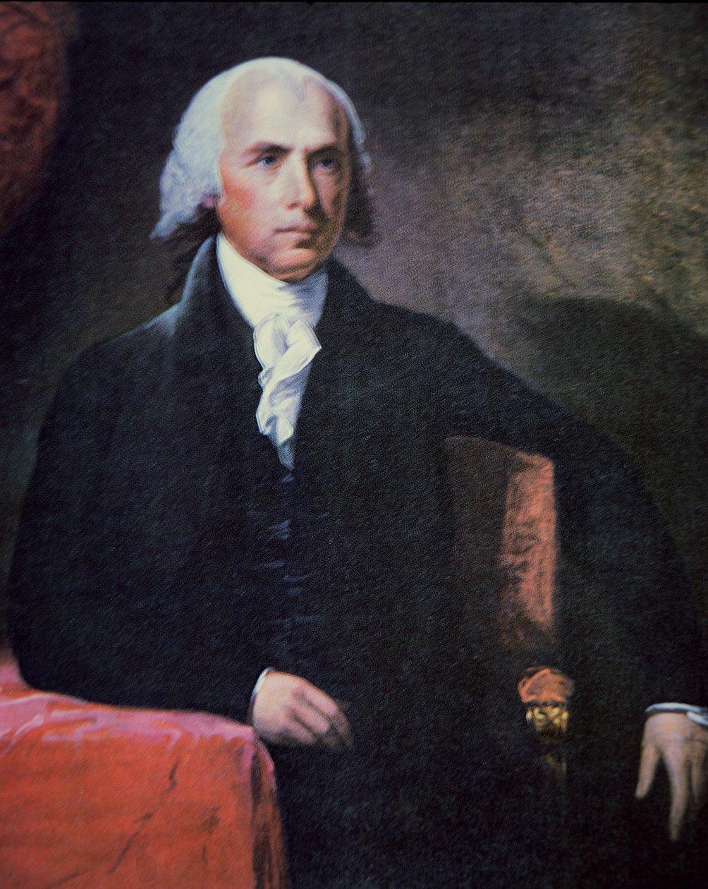 James Madison (1751-1836) (väri litho) tekijältä Charles Gilbert Stuart
