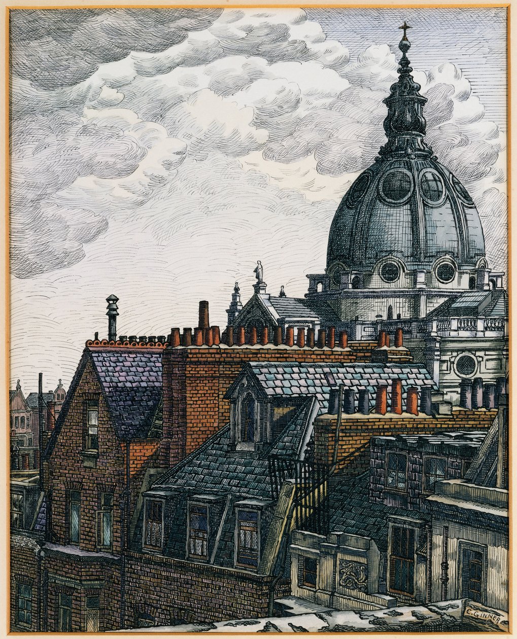 Dome, Bromptonin oratorio tekijältä Charles Ginner