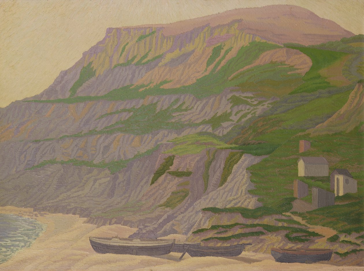 Wear Cliffs, Dorset tekijältä Charles Ginner