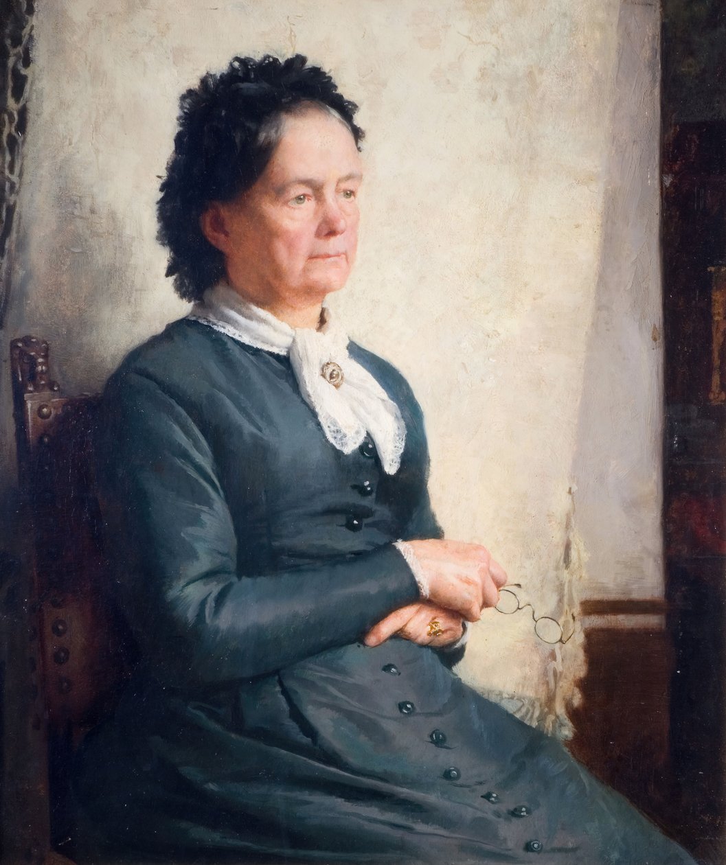 Taiteilijan äidin muotokuva, 1885. tekijältä Charles Gogin