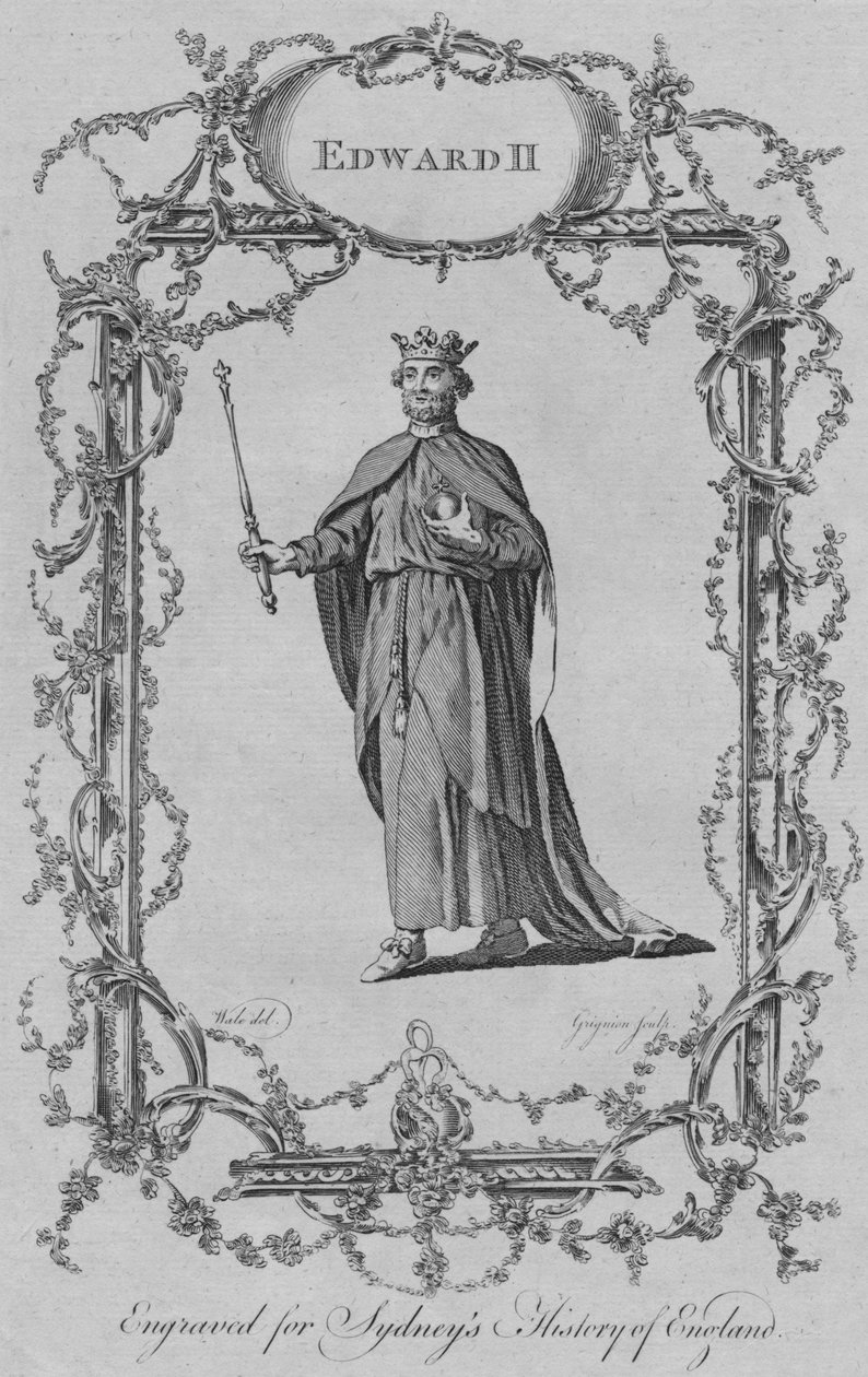 Edward II, 1773. tekijältä Charles Grignion