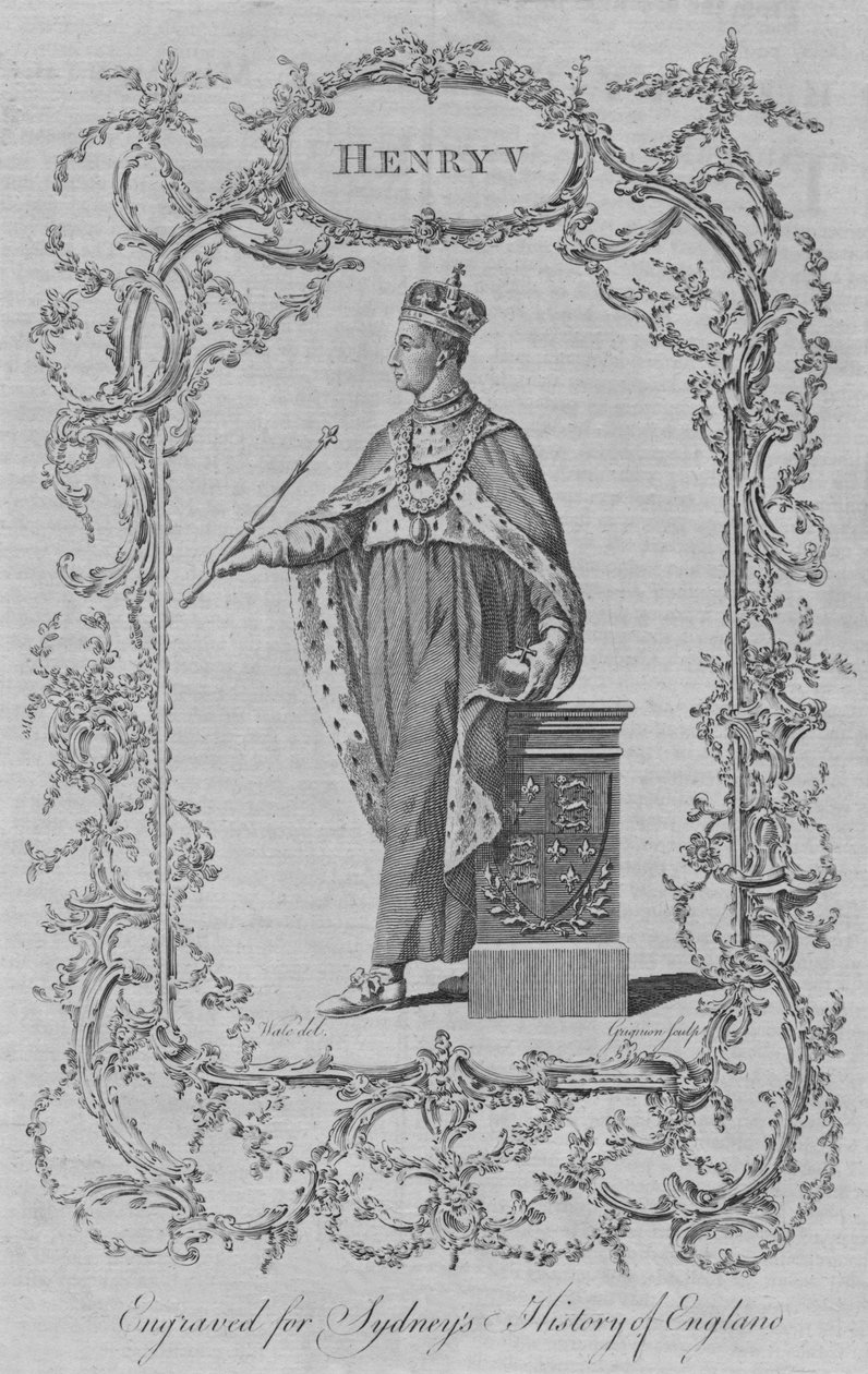Henrik V, 1773. tekijältä Charles Grignion