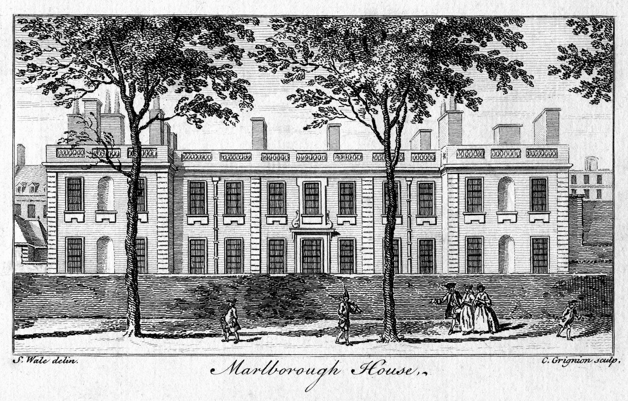 Marlborough House, Lontoo. tekijältä Charles Grignion