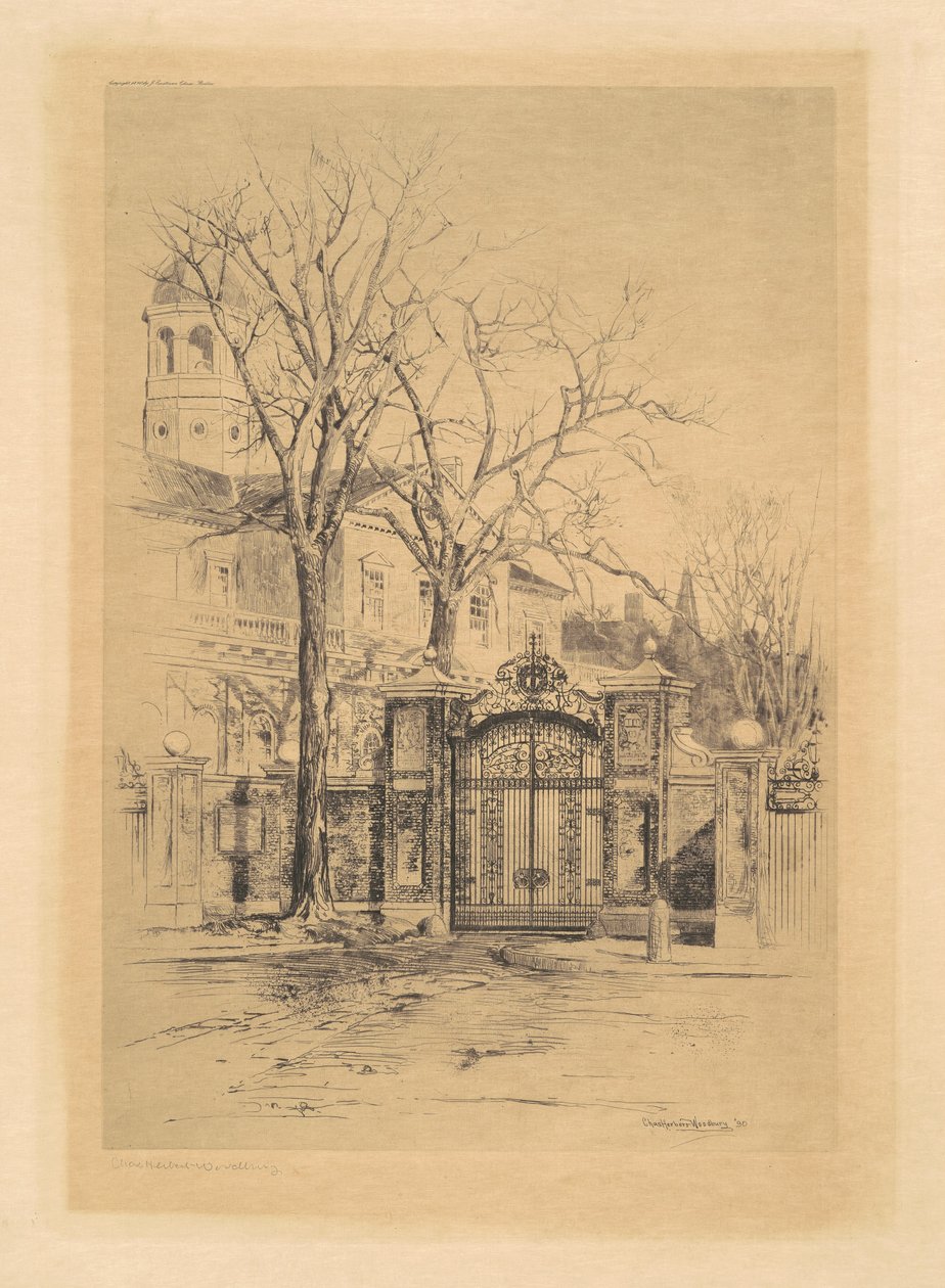 Johnson Gate, Cambridge, Massachusetts tekijältä Charles H. Woodbury