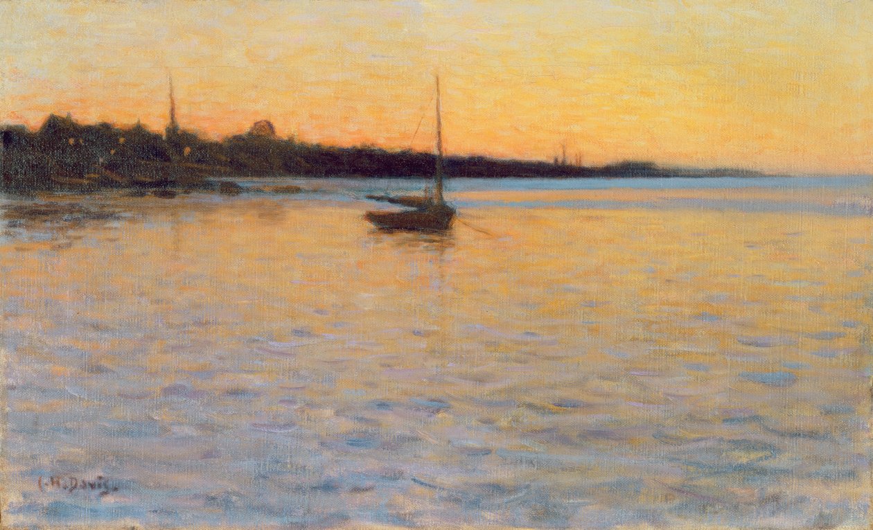 Hämärä veden yllä, 1892 tekijältä Charles Harold Davis