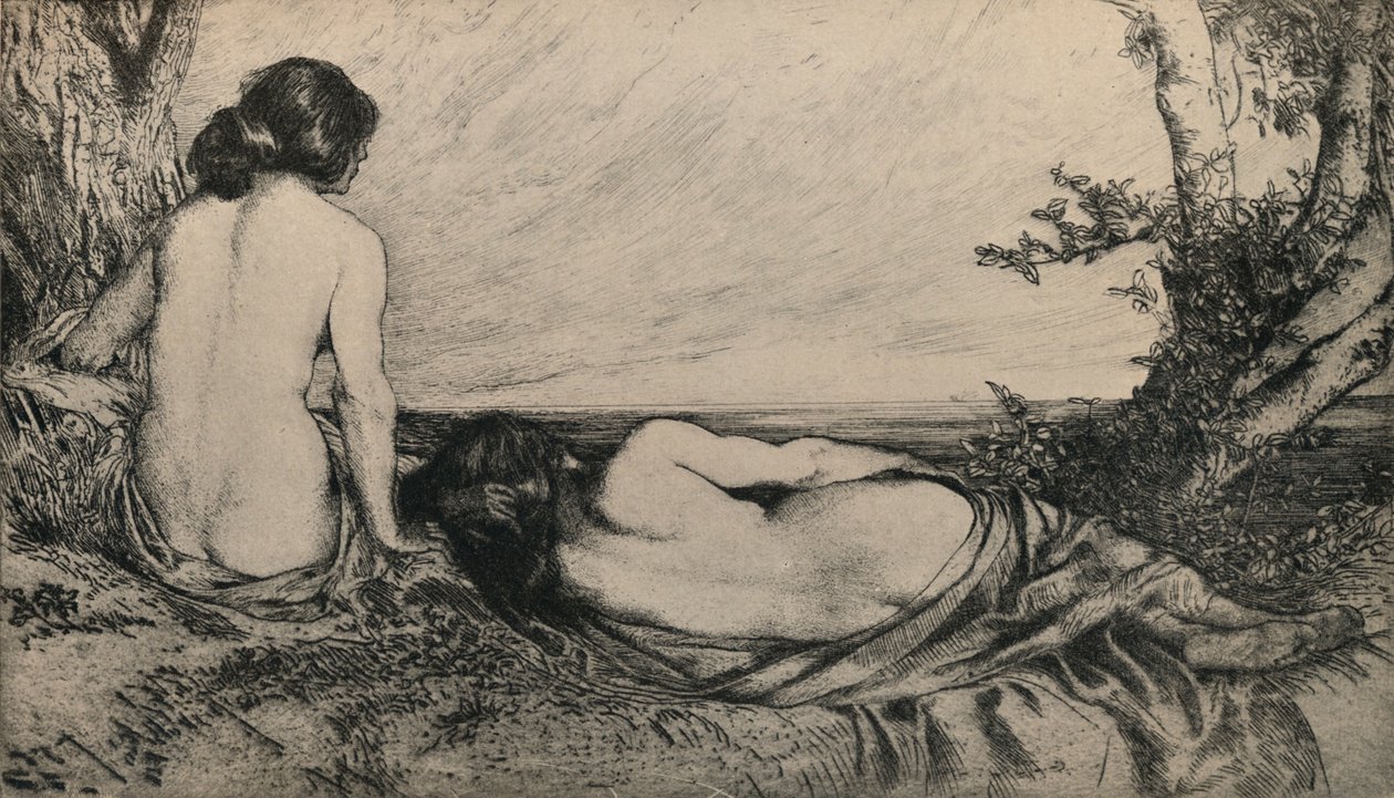 "Nymphs by the Sea", 1905 tekijältä Charles Holroyd