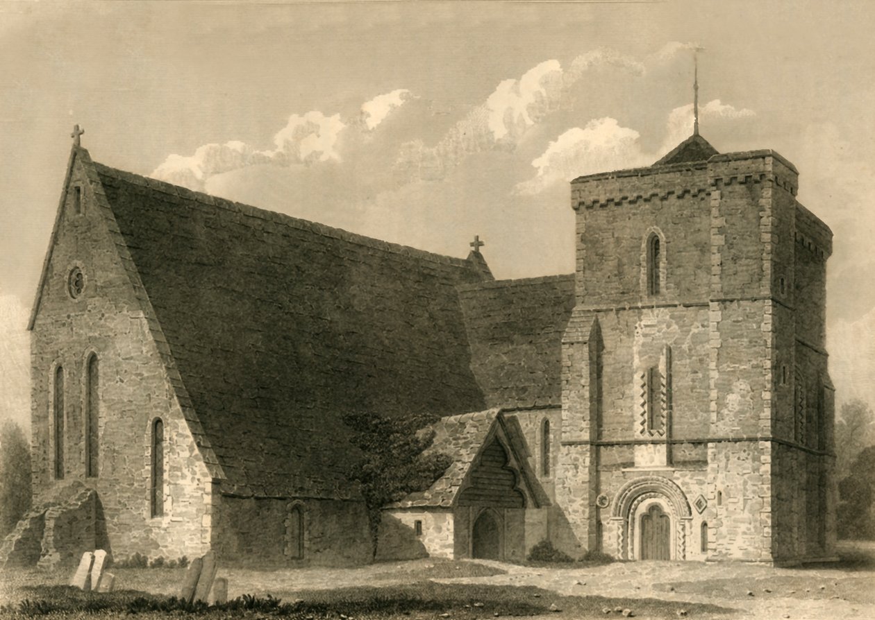 Climping Church, 1835. tekijältä Charles J. Smith