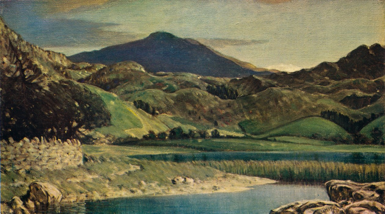 Watendlath Tarn, lähellä Keswickiä, 1919 1931 tekijältä Charles John Holmes