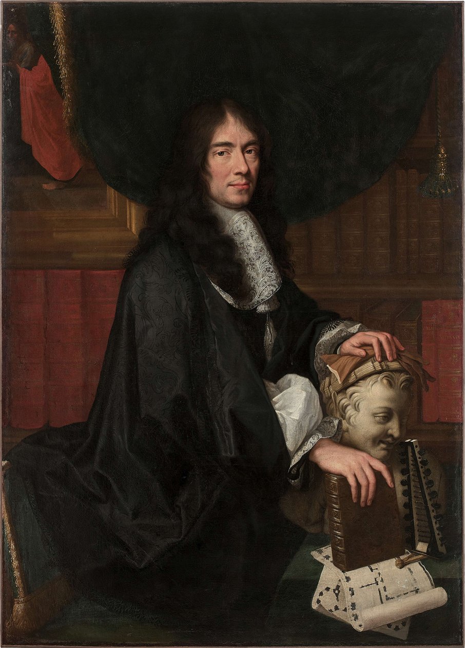 Charles Perraultin muotokuva 1628-1703. tekijältä Charles Le Brun
