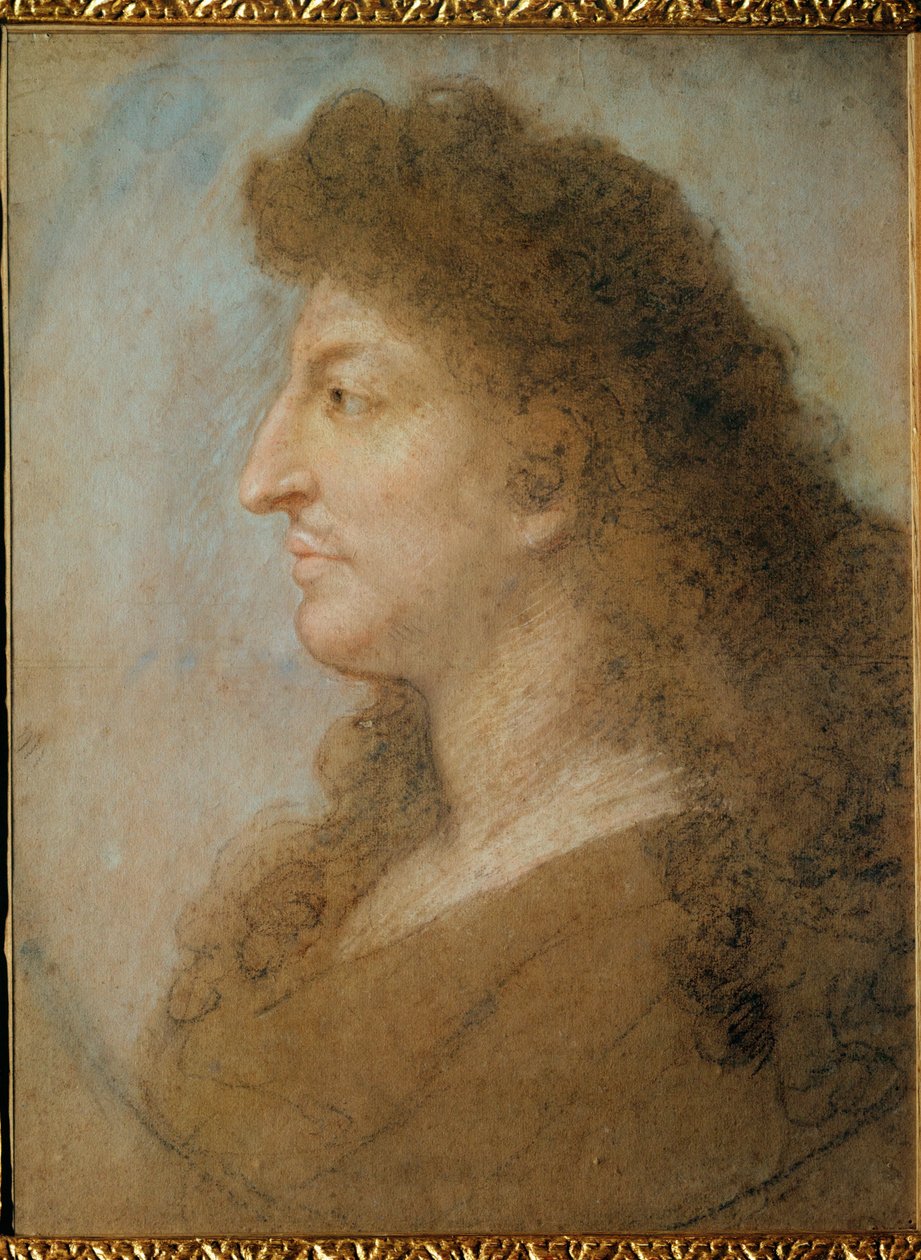Ludvig XIV:n muotokuva ... tekijältä Charles Le Brun